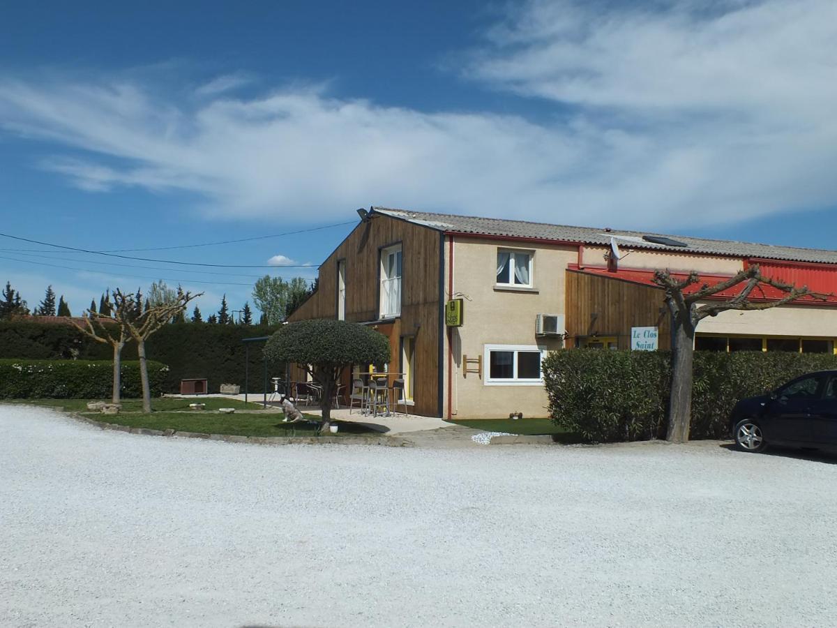 Logis Hotel Restaurant Le Clos Saint Loup Bram Eksteriør bilde