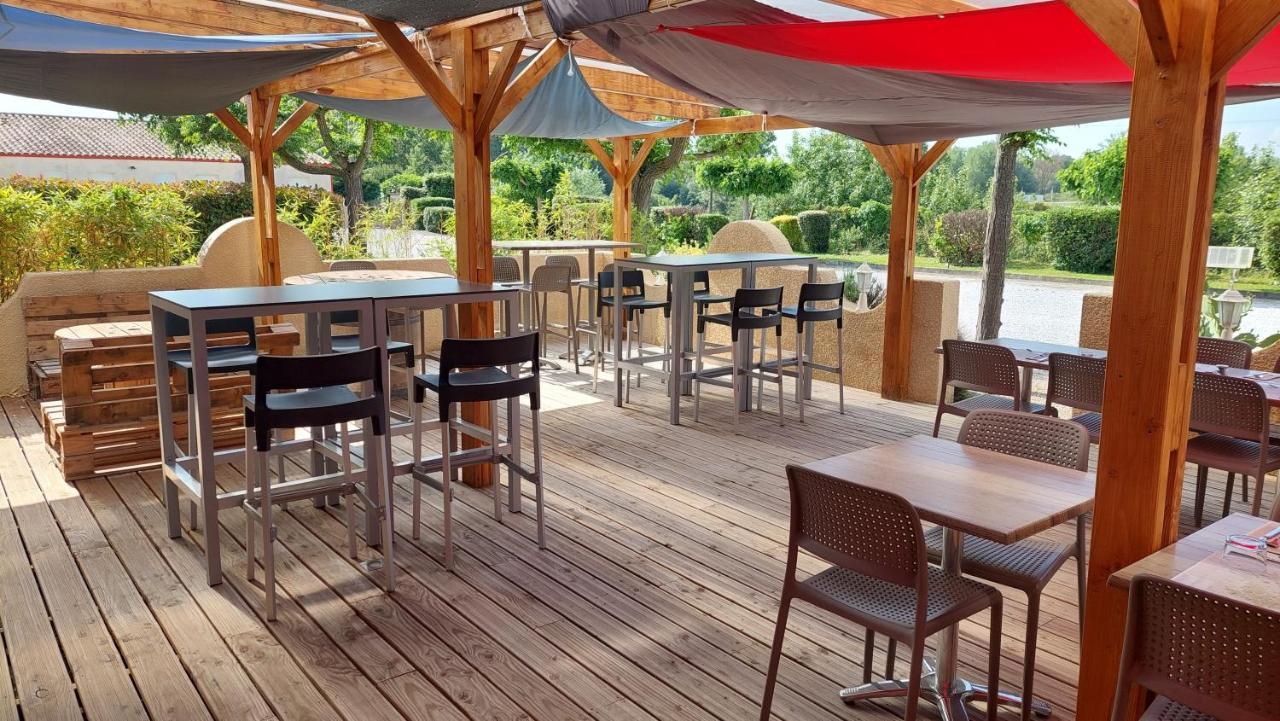 Logis Hotel Restaurant Le Clos Saint Loup Bram Eksteriør bilde