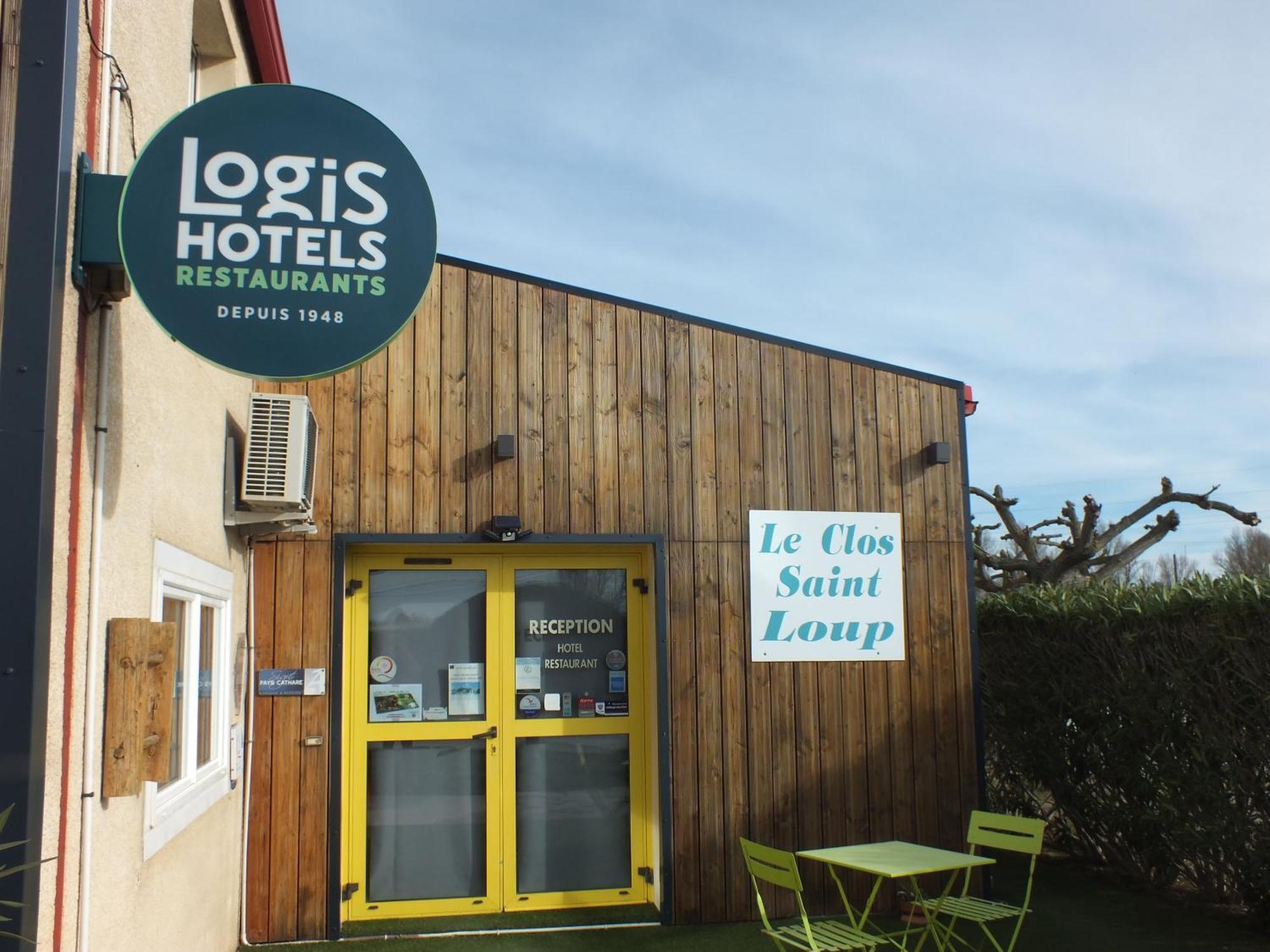 Logis Hotel Restaurant Le Clos Saint Loup Bram Eksteriør bilde
